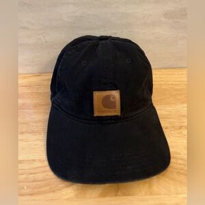 Carhartt Canvas Logo Baseball Cap Adjustable Back